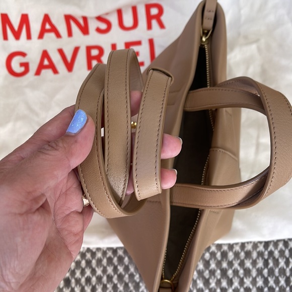 Mansur Gavriel Mini Tulipiano Bag Nocciola - Picture 2 of 5